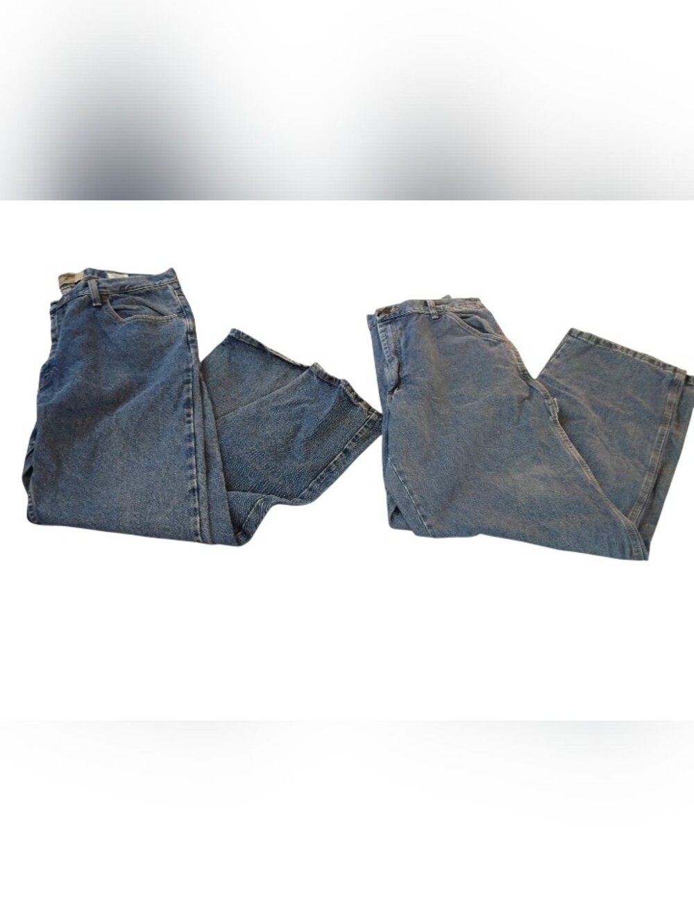 Wrangler Men’s Jeans Bundle 38x29 36x32 Relaxed Straight Leg Denim Lot